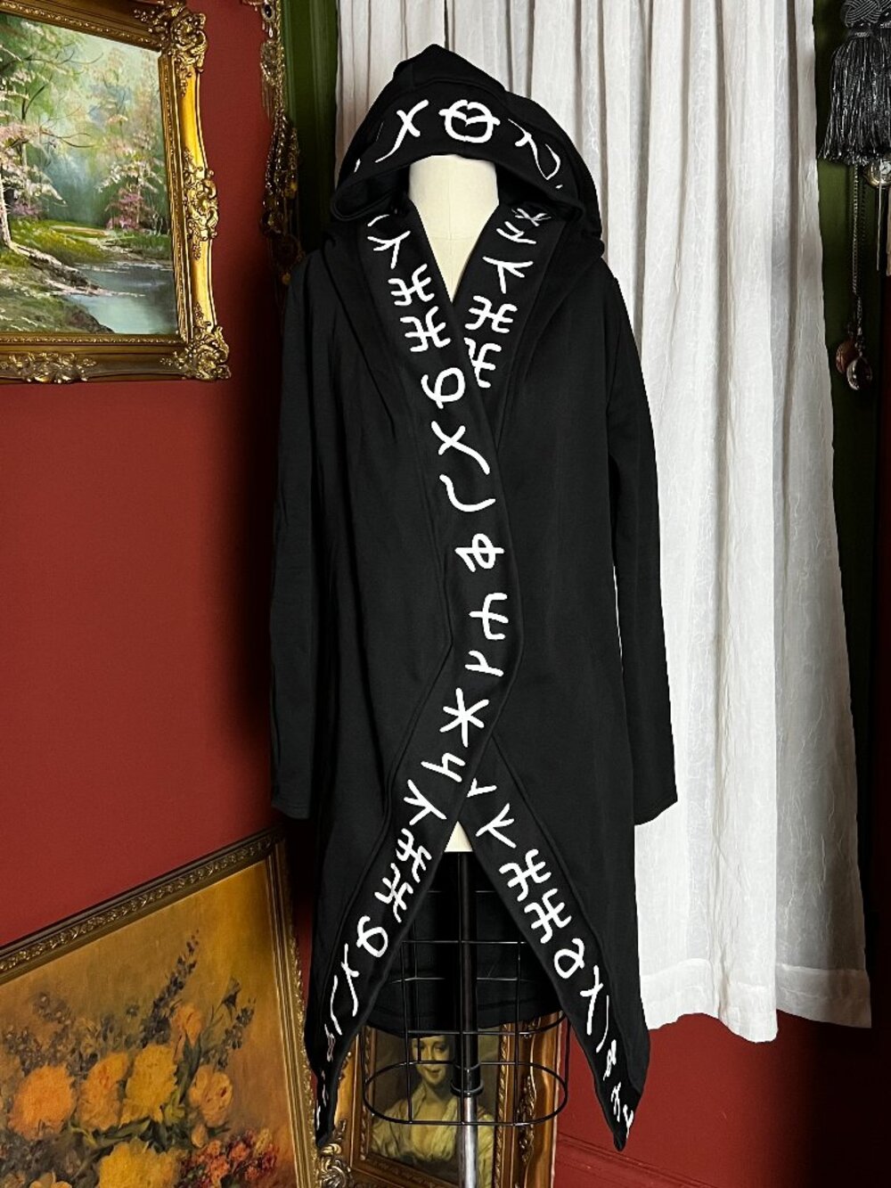 Runic Robe Hoodie Jacket - Picture 7 of 16